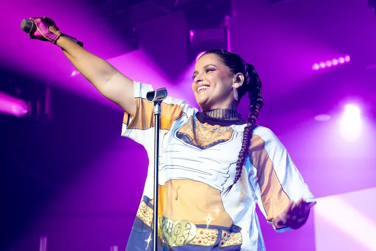Nelly Furtado performing at Manchester Pride.